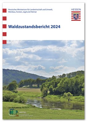 Cover des Waldzustandsberichts 2024 für Hessen