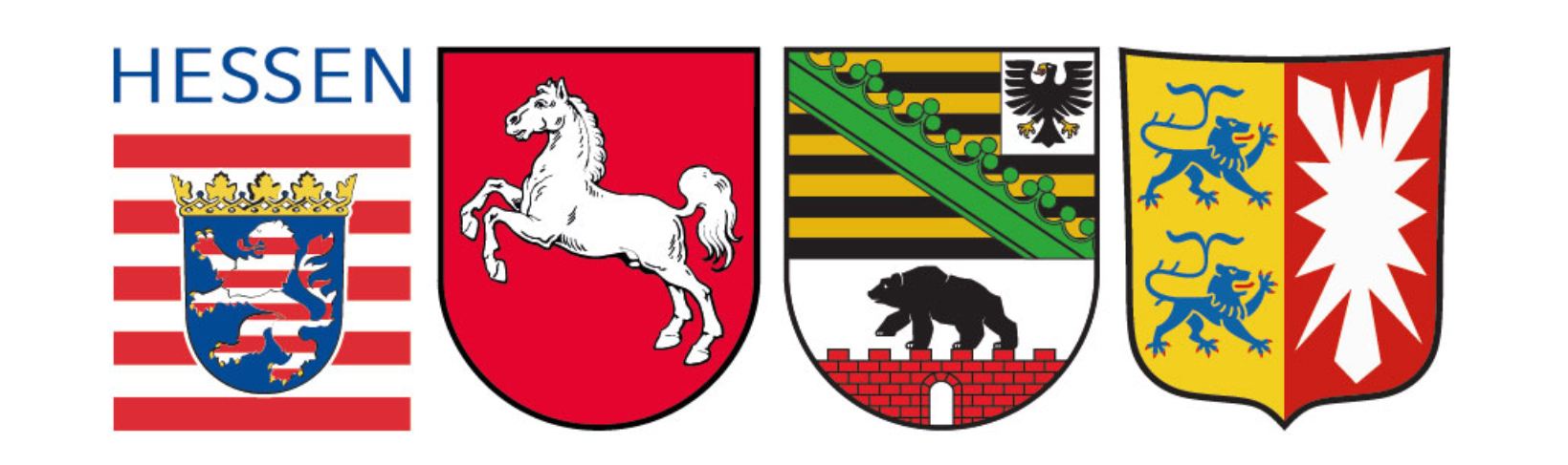 Wappen der Trägerländer der NW-FVA